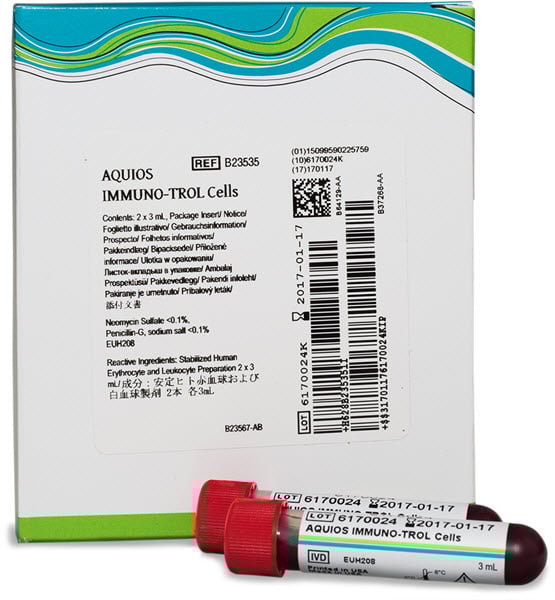 B23535_AQUIOS IMMUNO-TROL Cells, 2 x 3 mL, CE, IVD